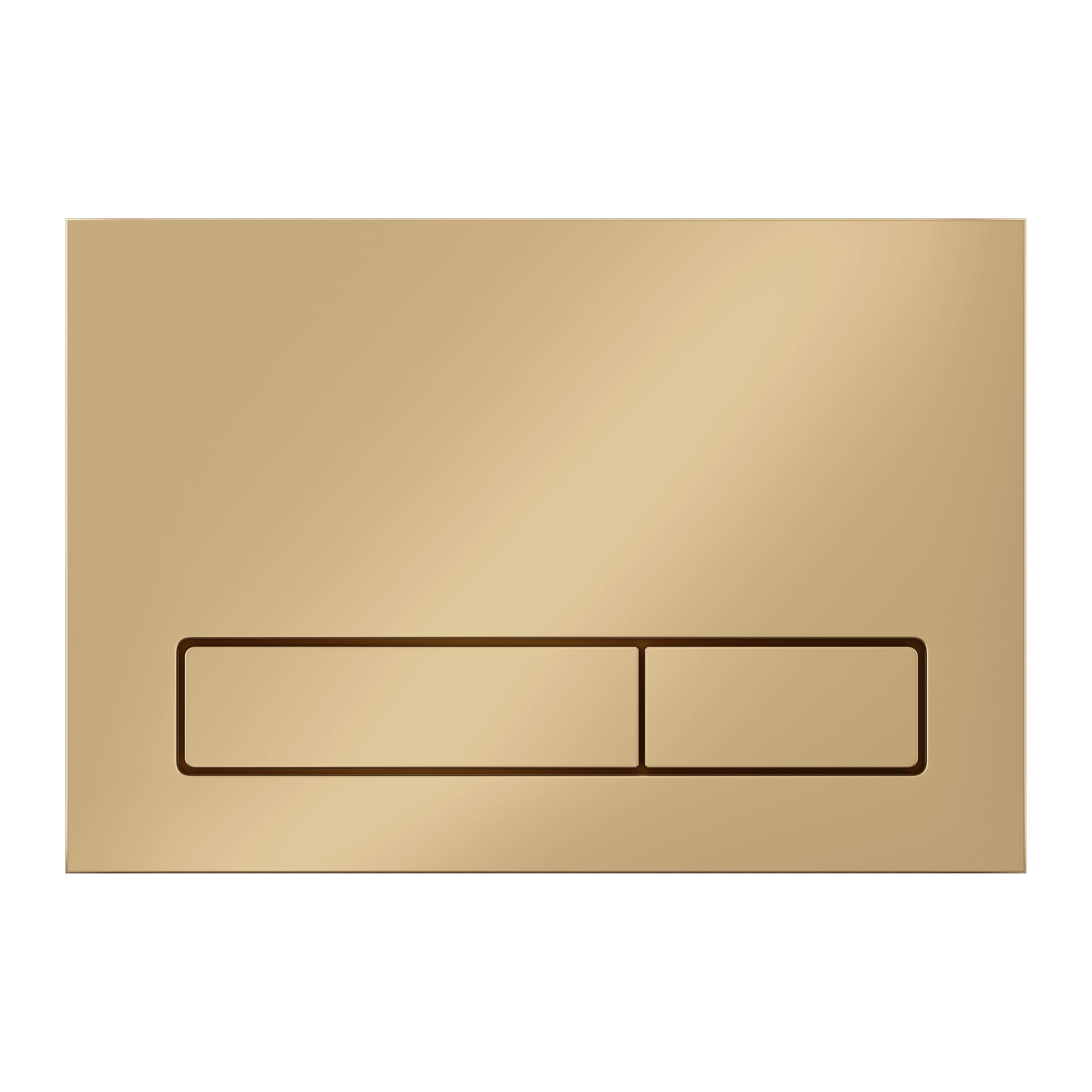 Клавиша смыва АНИ Пласт для инсталляции, плоская кнопка, матовое золото, WP1555