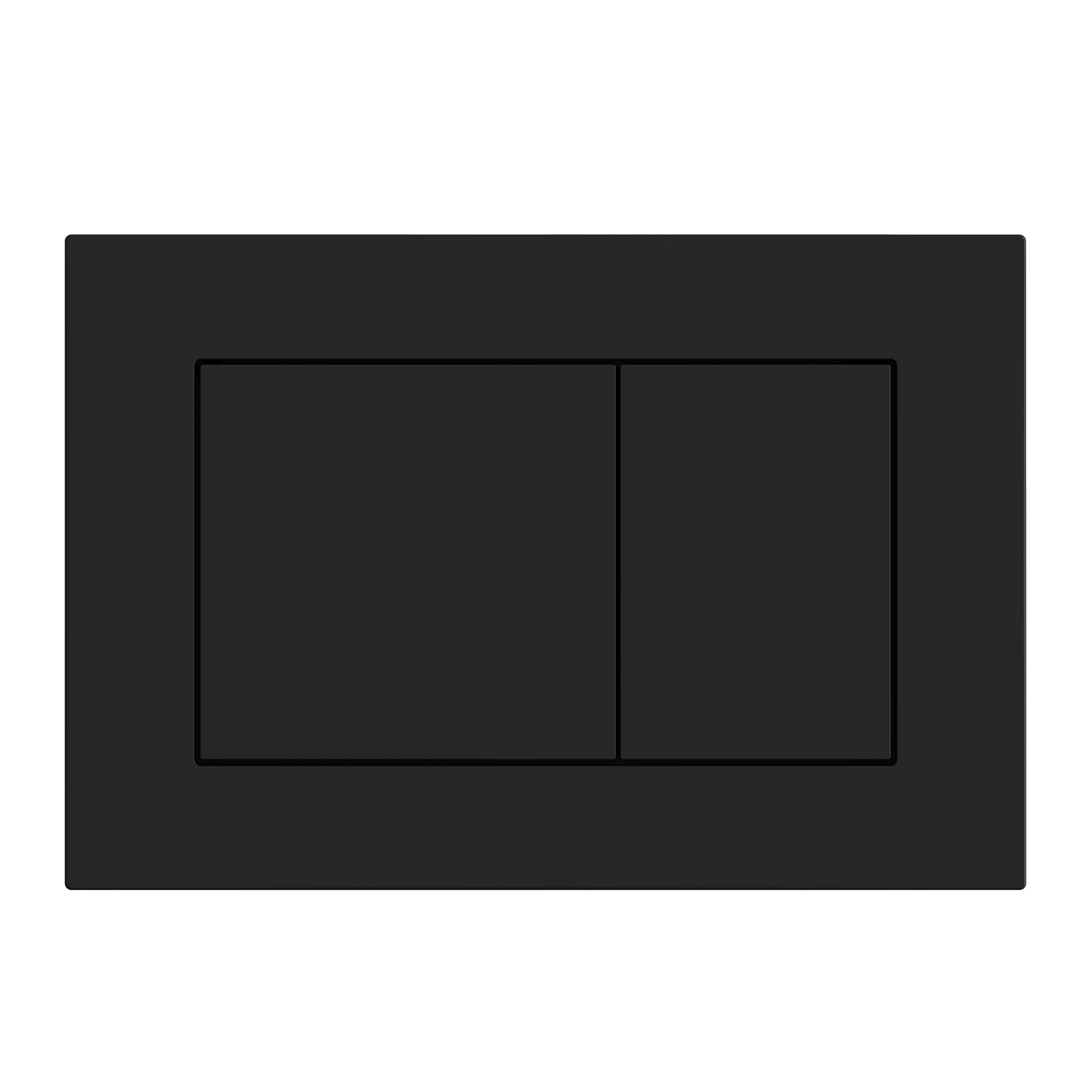 Клавиша АНИ пласт для системы скрытой установки унитаза прям. квадрат черное матовое WP1733