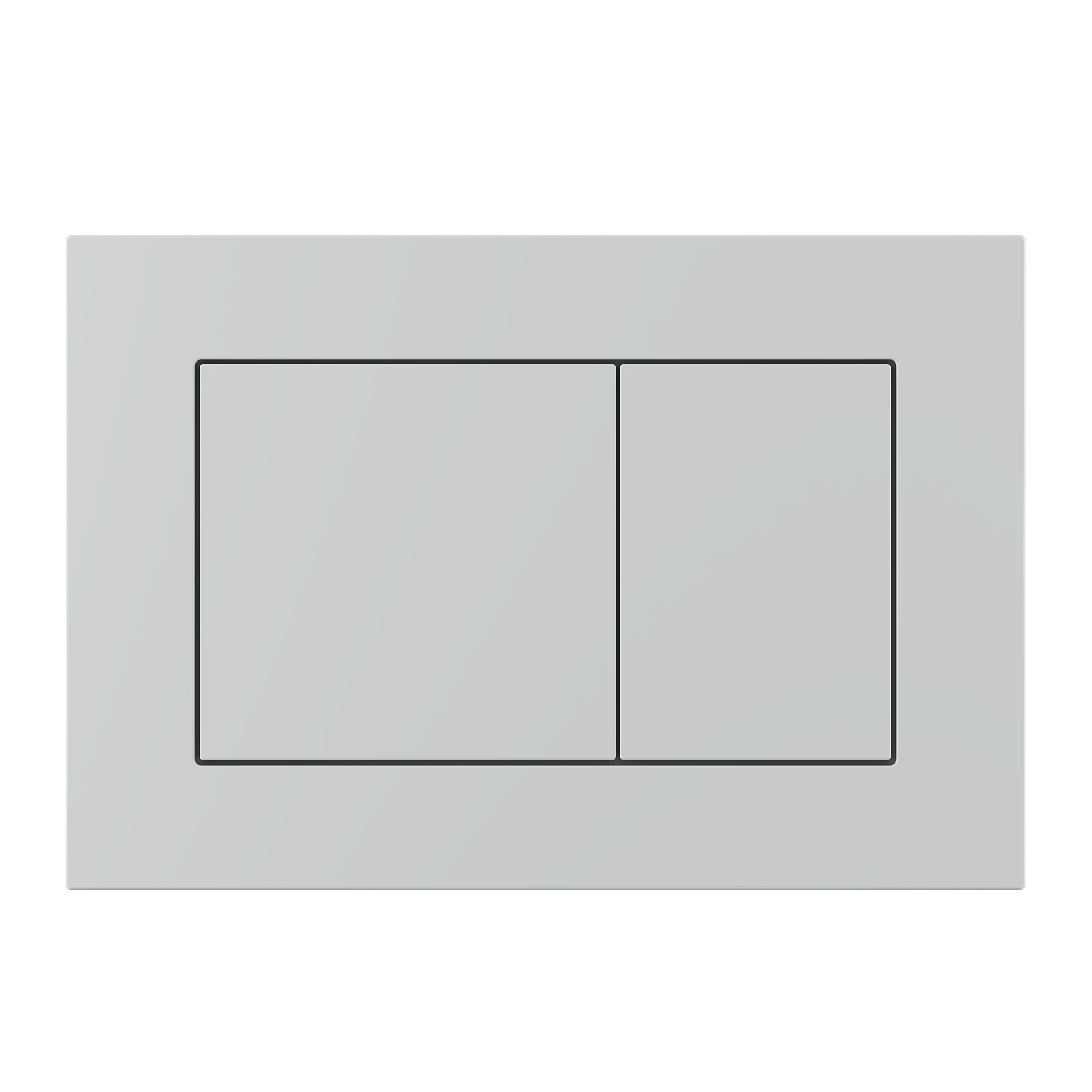 Клавиша АНИ пласт для системы скрытой установки унитаза прям. квадрат белая матовая WP1700