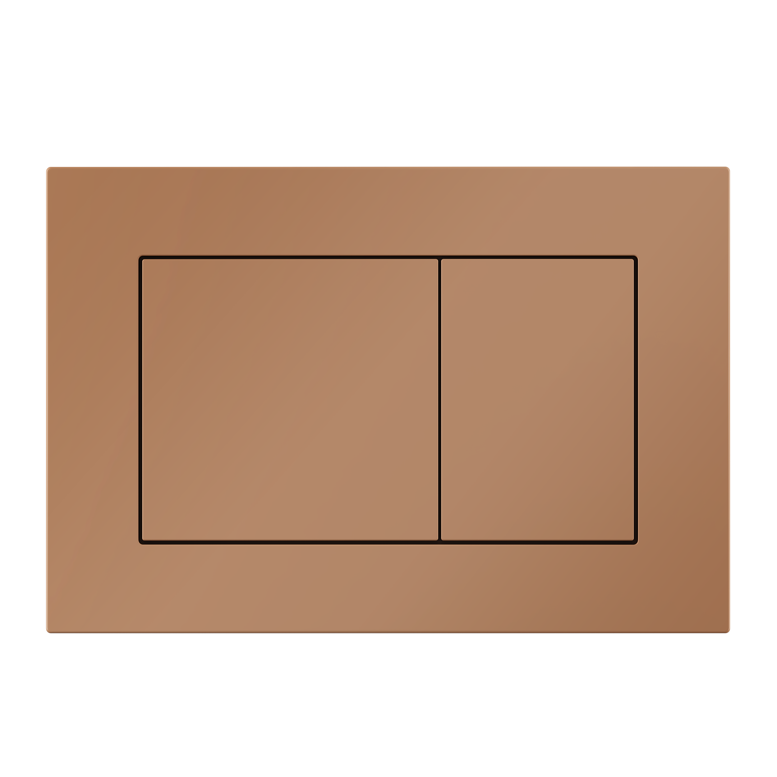 Клавиша АНИ пласт для системы скрытой установки прям. квадрат унитаза медь матовая WP1788