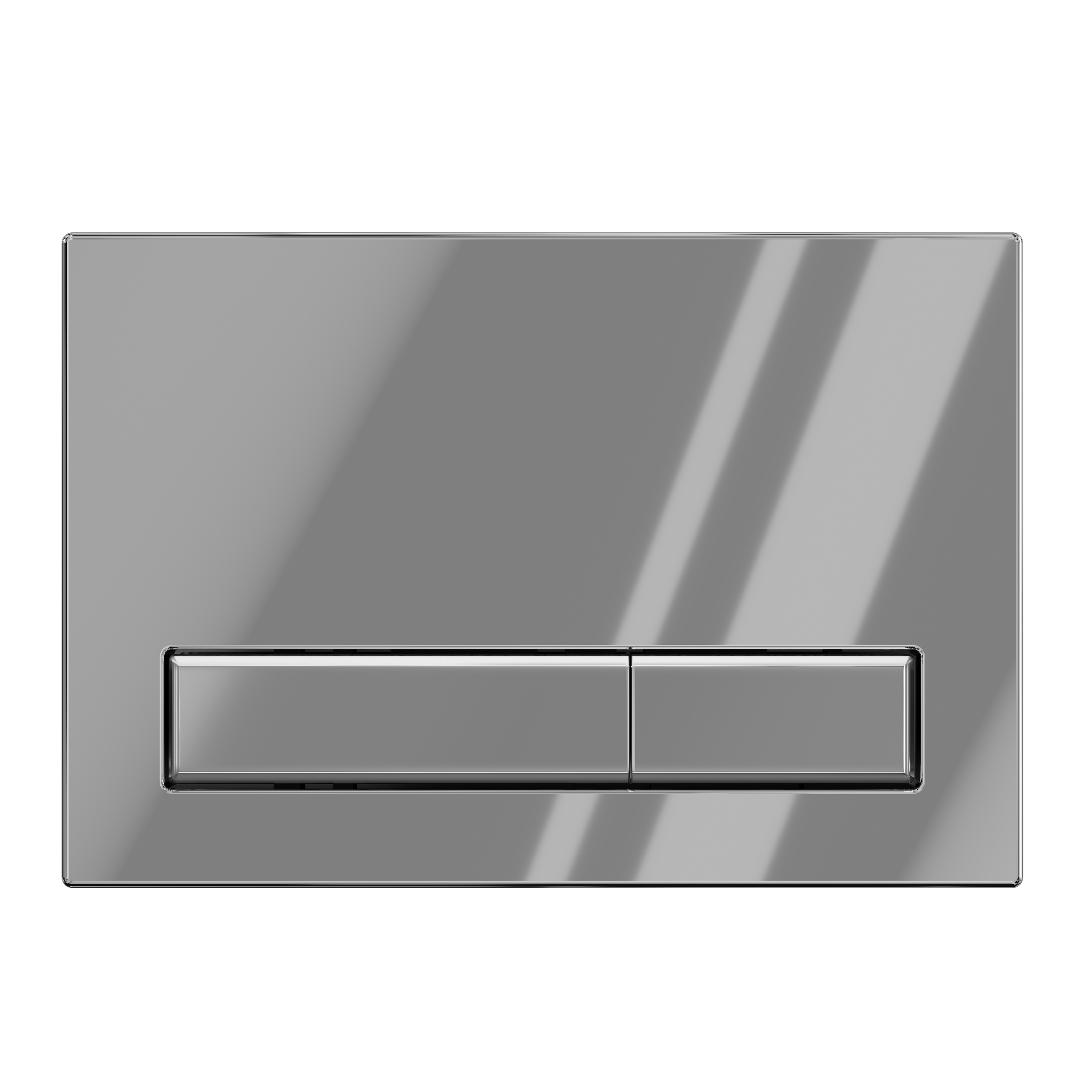 Клавиша смыва АНИ Пласт WPG1411G для инсталляции глянцевый хром прямоугольная (старый артикул  WP1410)