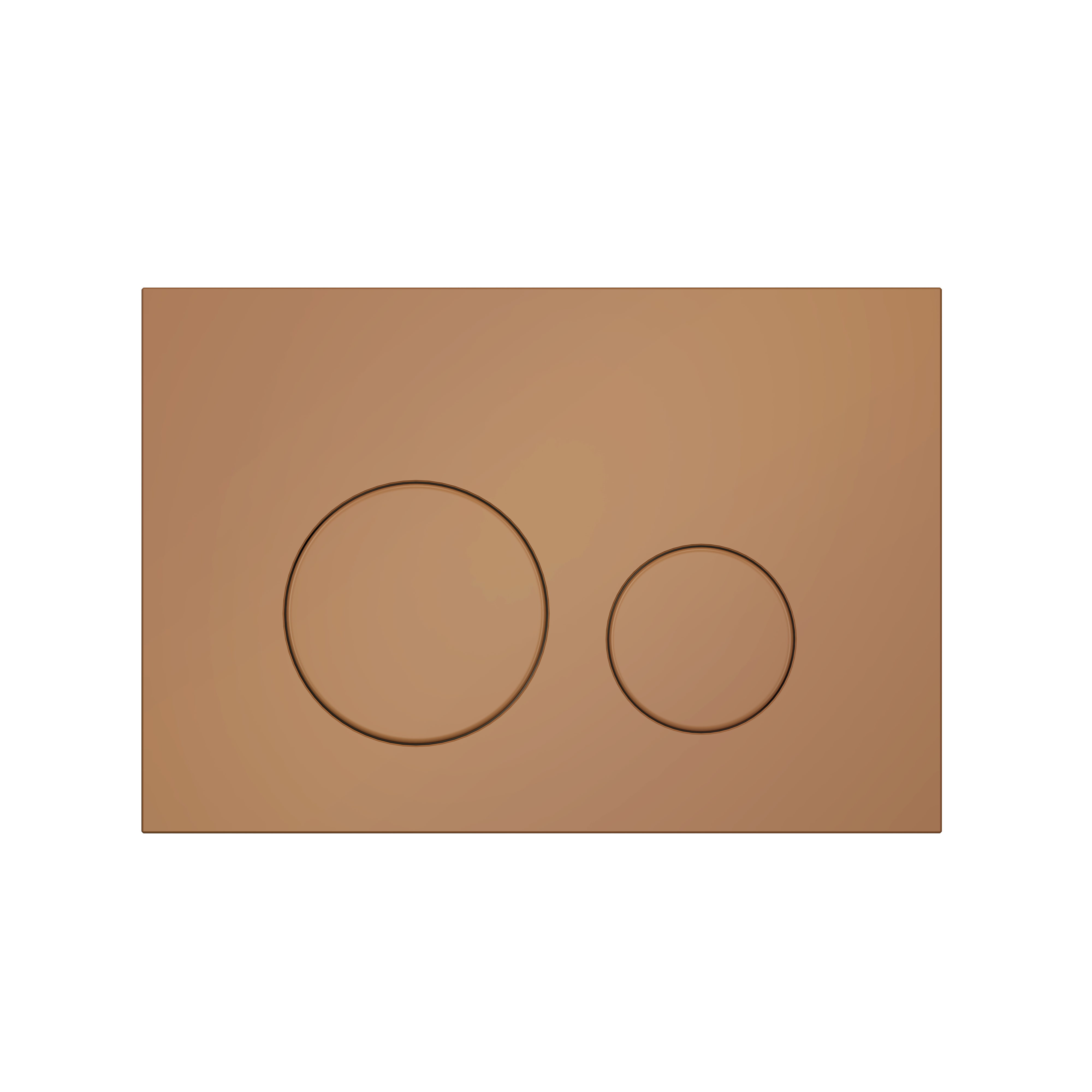 Клавиша АНИ Пласт для системы скрытой установки медь матовая WP1388