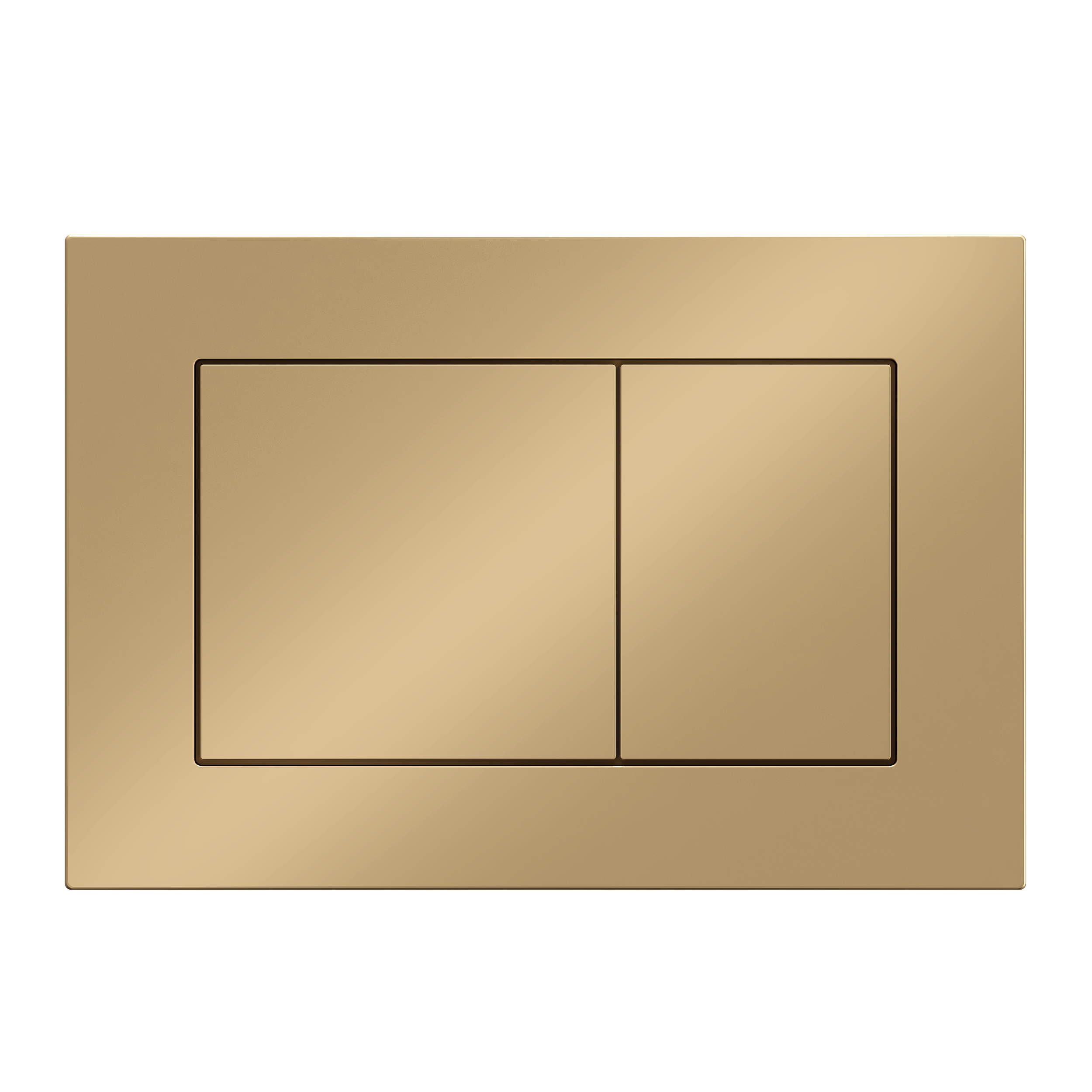 Клавиша АНИ пласт для системы скрытой установки унитаза прям. квадрат золото матовое WP1755