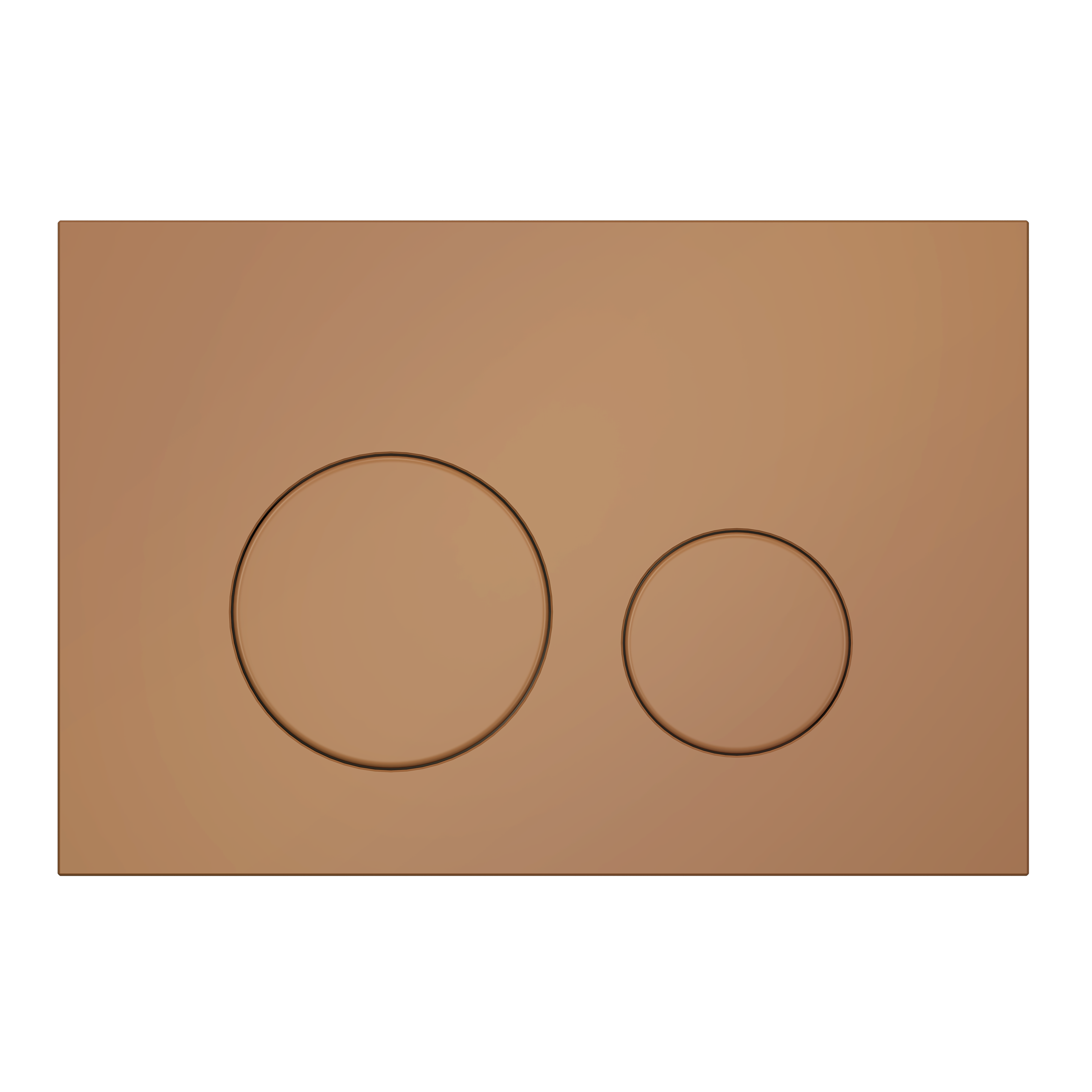 Клавиша АНИ Пласт для системы скрытой установки медь матовая WP1388