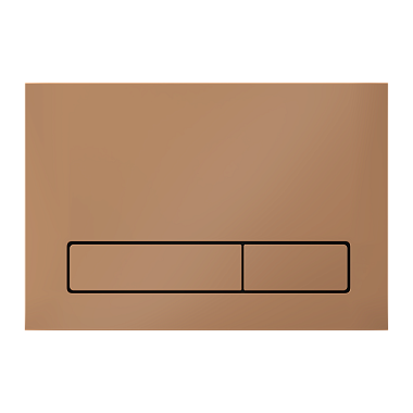 Клавиша смыва АНИ пласт для инсталляции, плоская кнопка,медь матовая, WP1588