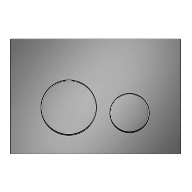 Клавиша смыва для скрытой инсталляции унитаза, АНИ пласт, круглая, матовый хром, WP1311