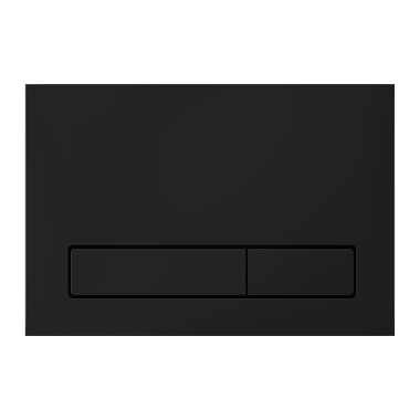 Клавиша смыва АНИ пластом для инсталляции, плоская кнопка, черный матовый, WP1533