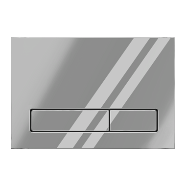 Клавиша смыва АНИ Пласт для инсталляции, плоская кнопка, хром глянец, WPG1511G