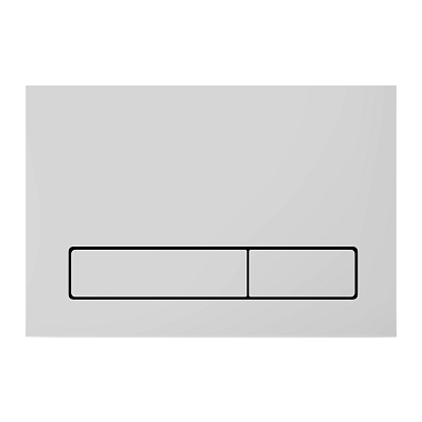 Клавиша смыва АНИ пласт для инсталляции, плоская кнопка, белый матовый, WP1500